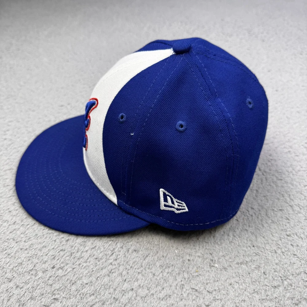 Atlanta Braves Hat Cap Fitted Mens 7 1/8 MLB Baseball Keep Swinging New Era